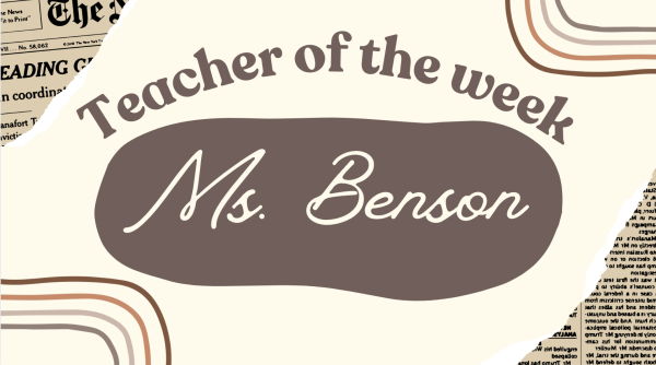 Ms. Benson really enjoys hanging out with her family, but also enjoys her job.